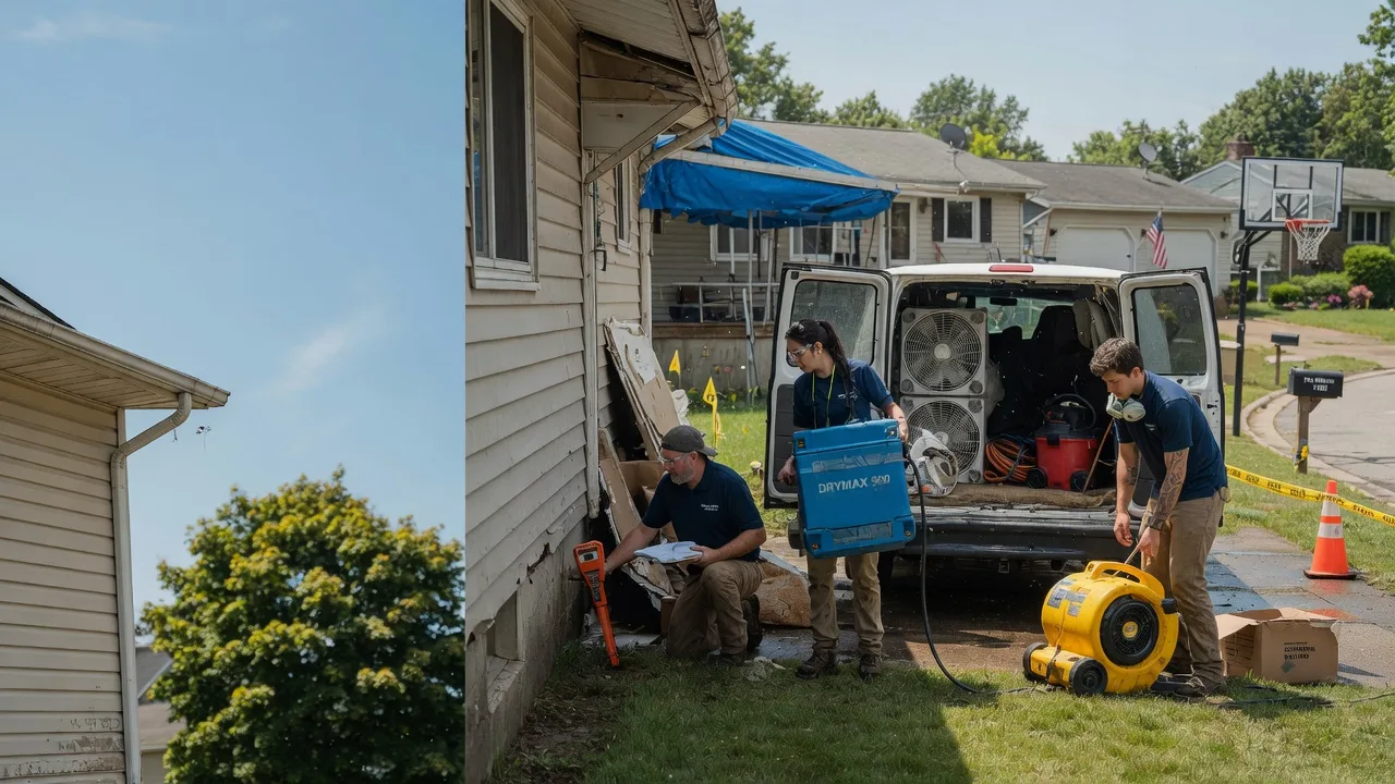 Ceiling Leak Cleanup in North Chicago, IL near me