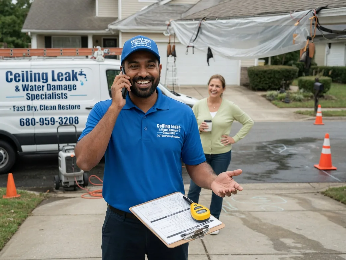 Ceiling Leak Cleanup North Chicago, IL FAQs